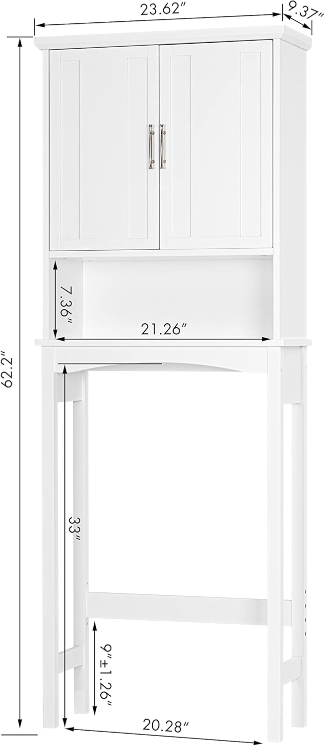 White Over The Toilet Storage Cabinet I879968
