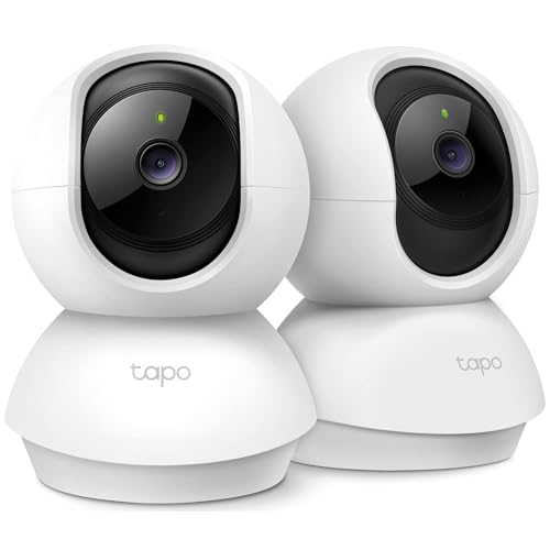 2K Pan/Tilt Security Camera 2-Pack P740