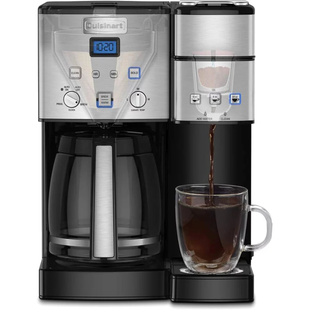 12-Cup Stainless Steel Coffee Maker with Milk Frother S28314