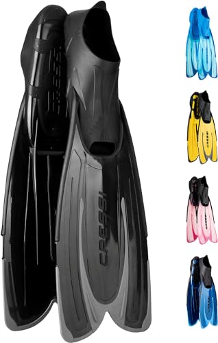 Adult Snorkeling Fins with Full Foot Pocket E785971