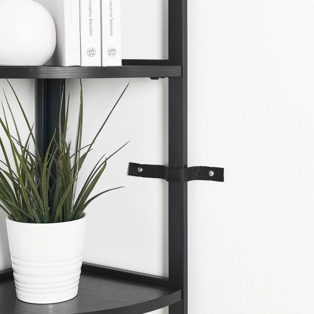 5 Tiers Corner Shelf Black T420