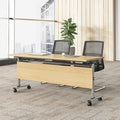 Folding Conference Table with Caster Wheels 4 Pack Y42760