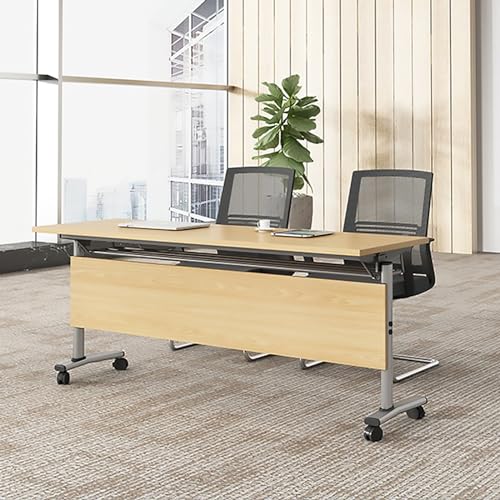 Folding Conference Table with Caster Wheels 4 Pack Y42760