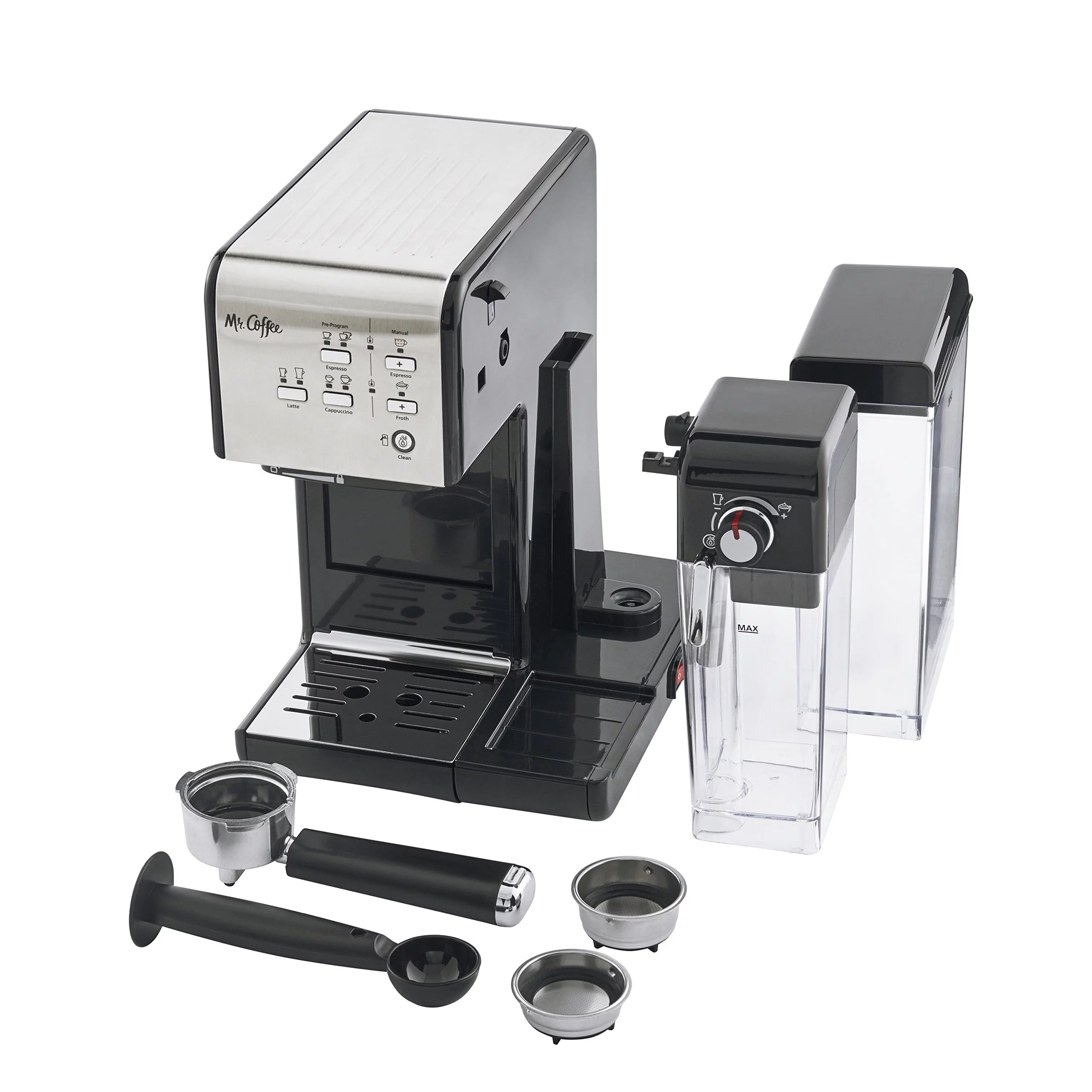 Black Espresso and Cappuccino Machine Q72391