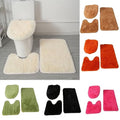 3 Piece Non Slip Soft Absorbent Bathroom Rugs Bath Mat Set P9155