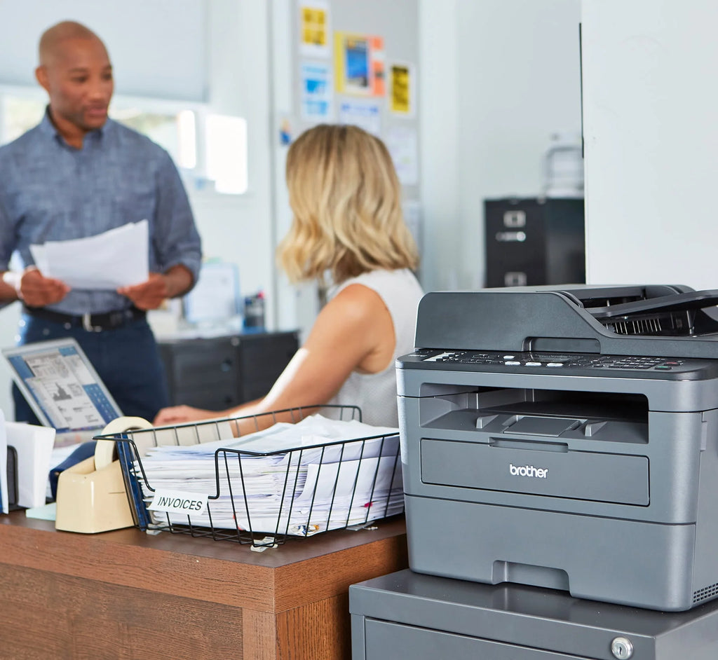 Monochrome Laser All-in-One Printer with Duplex Printing and Wireless Connectivity B108