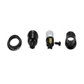 Black 2-Way Lamp Socket with Turn Knob Switch L700162