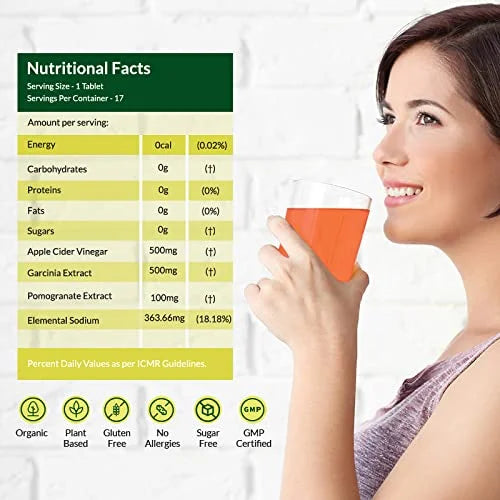 17 Effervescent Tablet Apple Cider Vinegar K14475