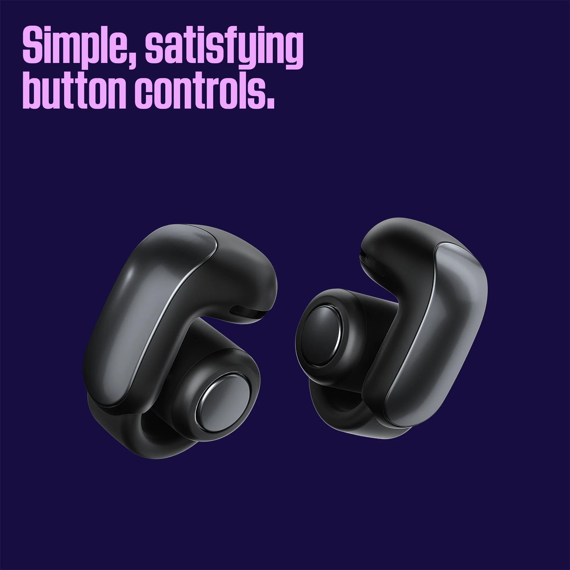 Black Open Ear Bluetooth Wireless Earbuds with Charging Case B5715