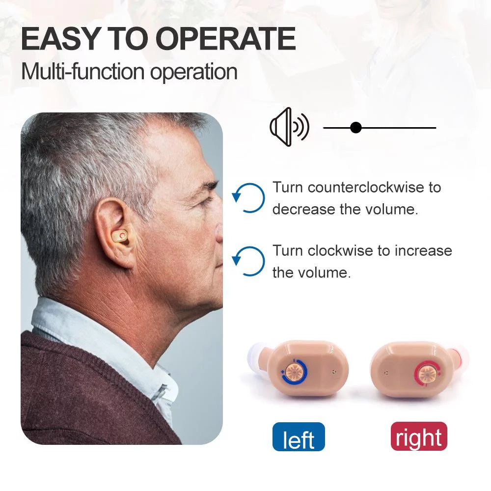 Mini Invisible Rechargeable Hearing Amplifier with Noise Cancelling A579