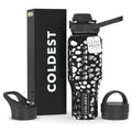 46 oz Vacuum Insulated Stainless Steel Water Bottle with Handle W350