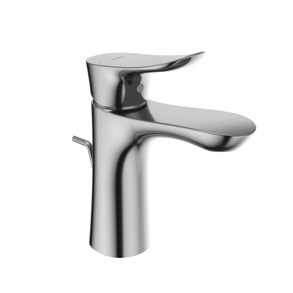 Polished Chrome Single Handle Bathroom Sink Faucet Q896352