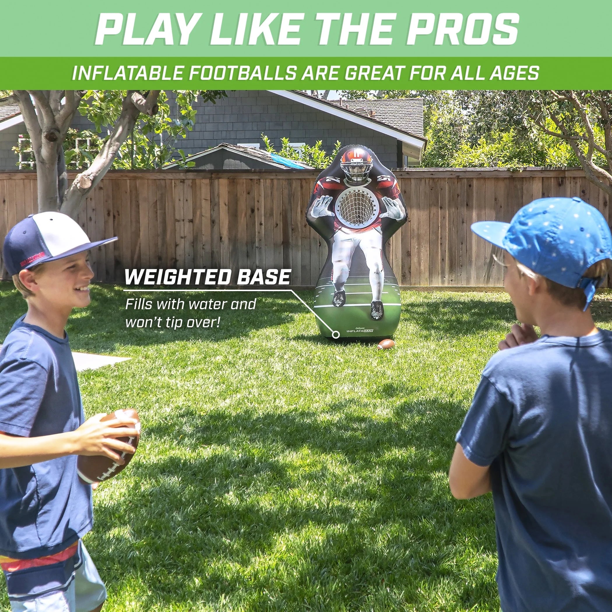 Inflatable Football Challenge Game B55490