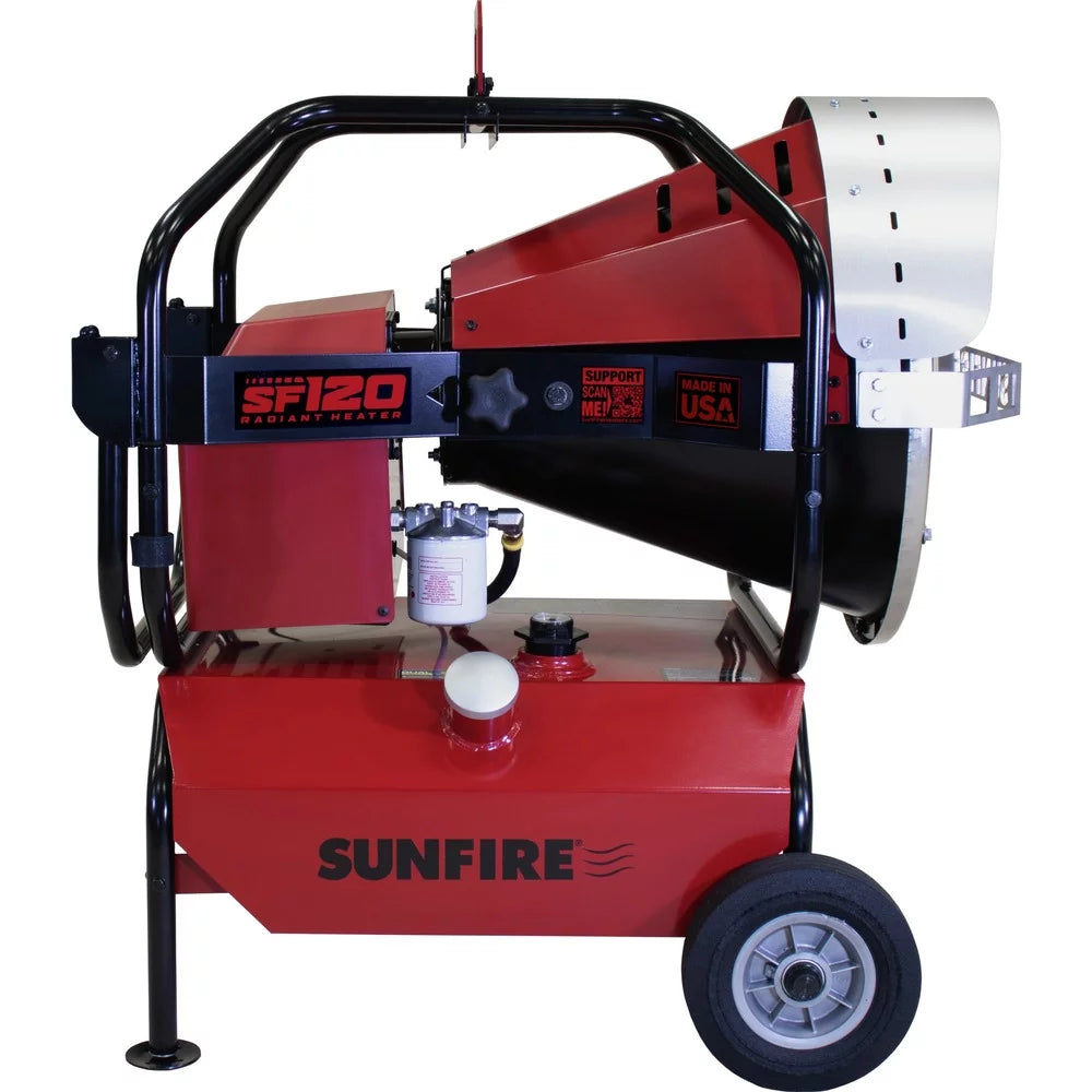 120,000 BTU Diesel/Kerosene Radiant Heater H574774