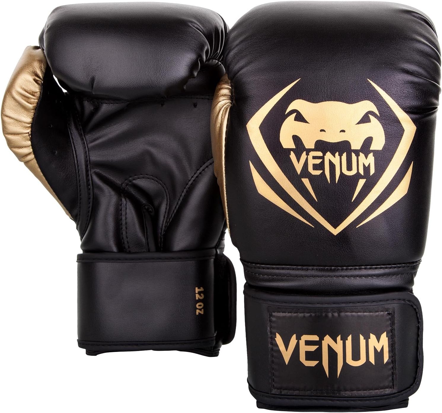 Black/Gold 10oz Boxing Gloves U800