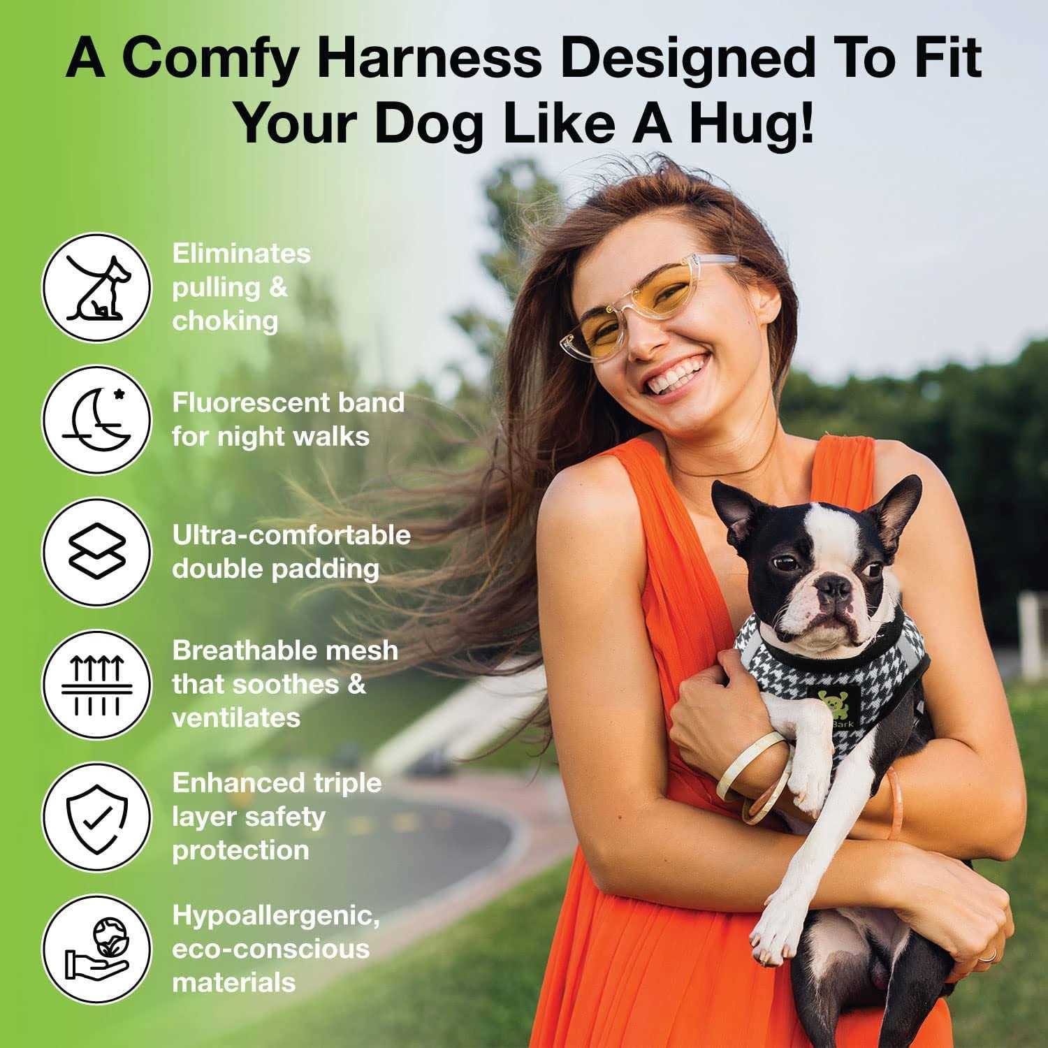 Soft Mesh Dog Harness G202