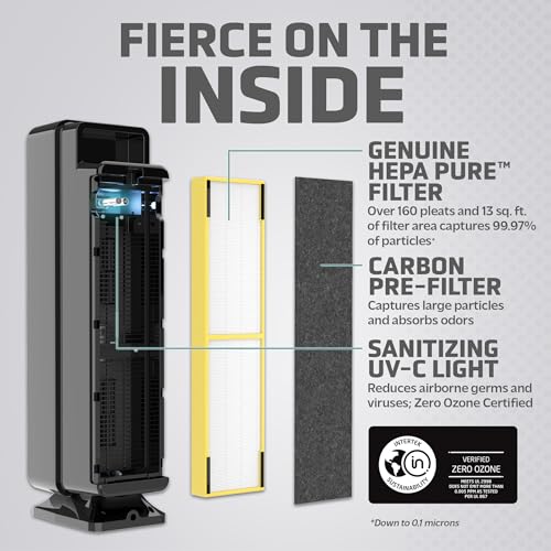 True HEPA Filter Air Purifier with UV Light Sanitizer S6948