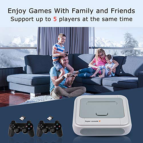 Retro Video Game Console with 2 Gamepads (128GB) I16291