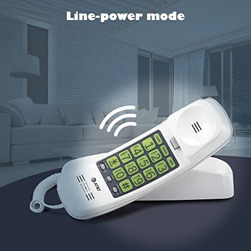 Corded Home Phone with Extra Big Buttons, Black J380041