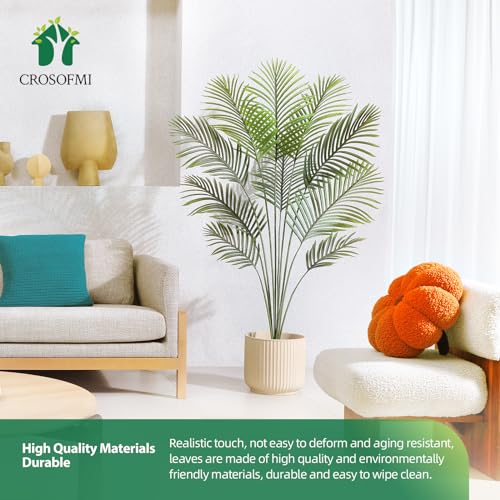 Artificial Areca Palm Tree 6 Feet Fake Tropical Palm Plant, 2Pack V525252