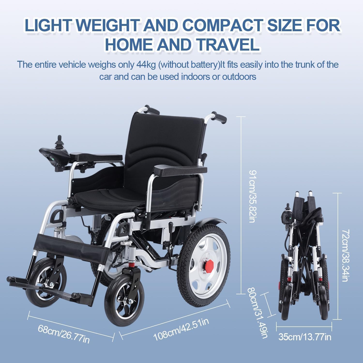 Heavy Duty Foldable Electric Wheelchair Z66494