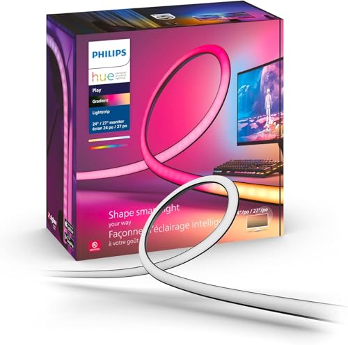 Black Gradient PC LED Lightstrip for 24'' to 27'' Monitors O2247