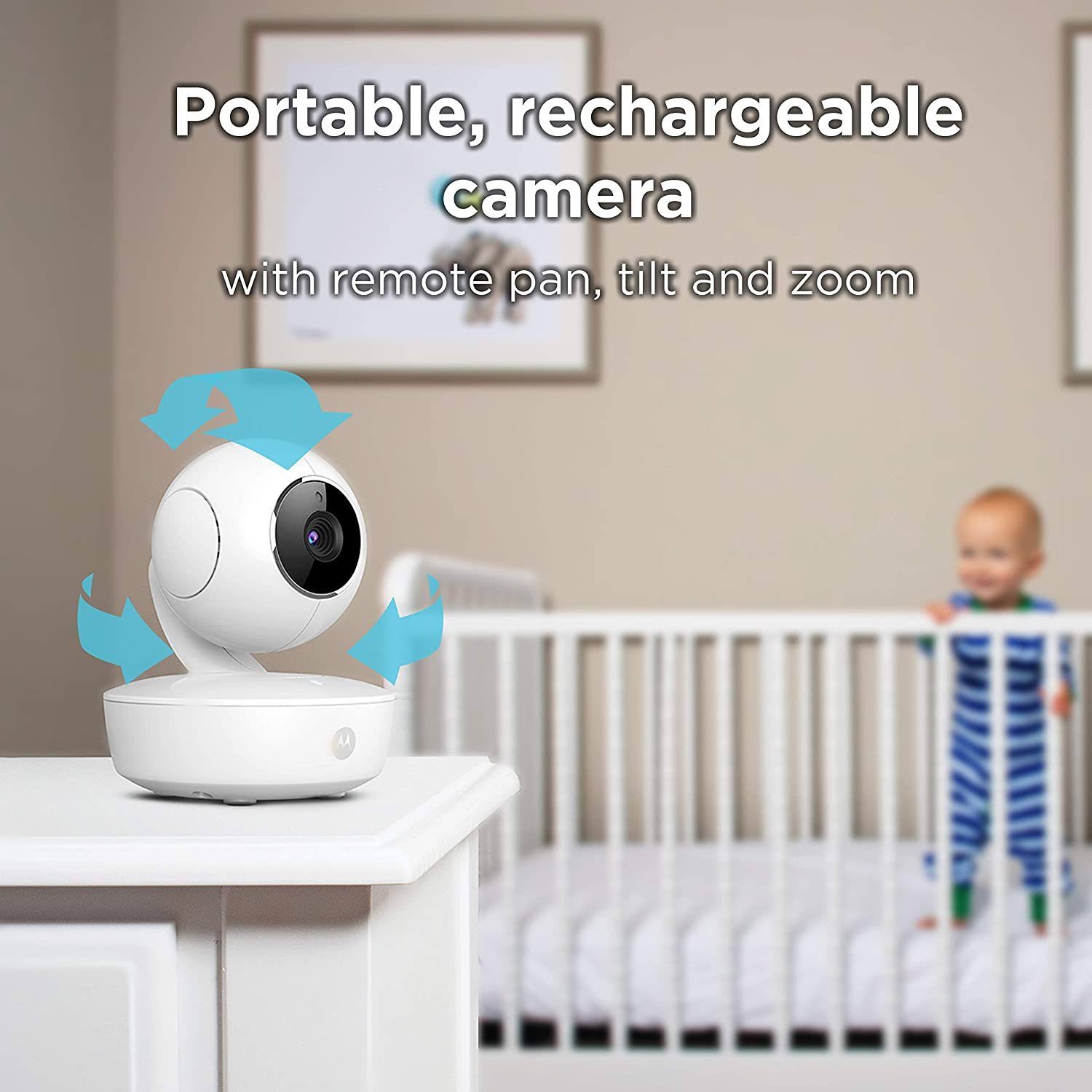 5x22 Video Baby Monitor with Two Cameras W7683