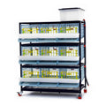 3 Layer Stackable Quail Breeding Cage Y860232