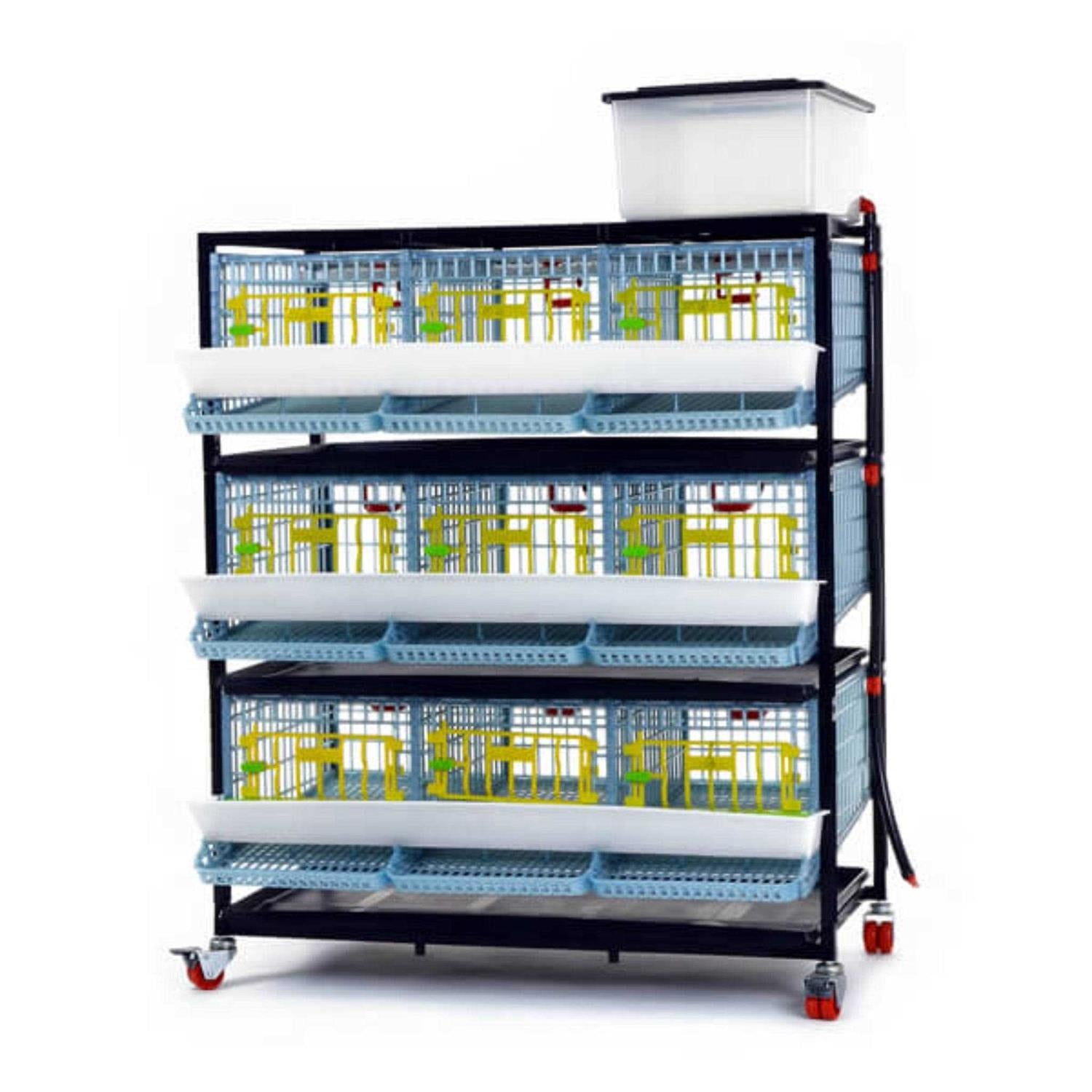 3 Layer Stackable Quail Breeding Cage Y860232