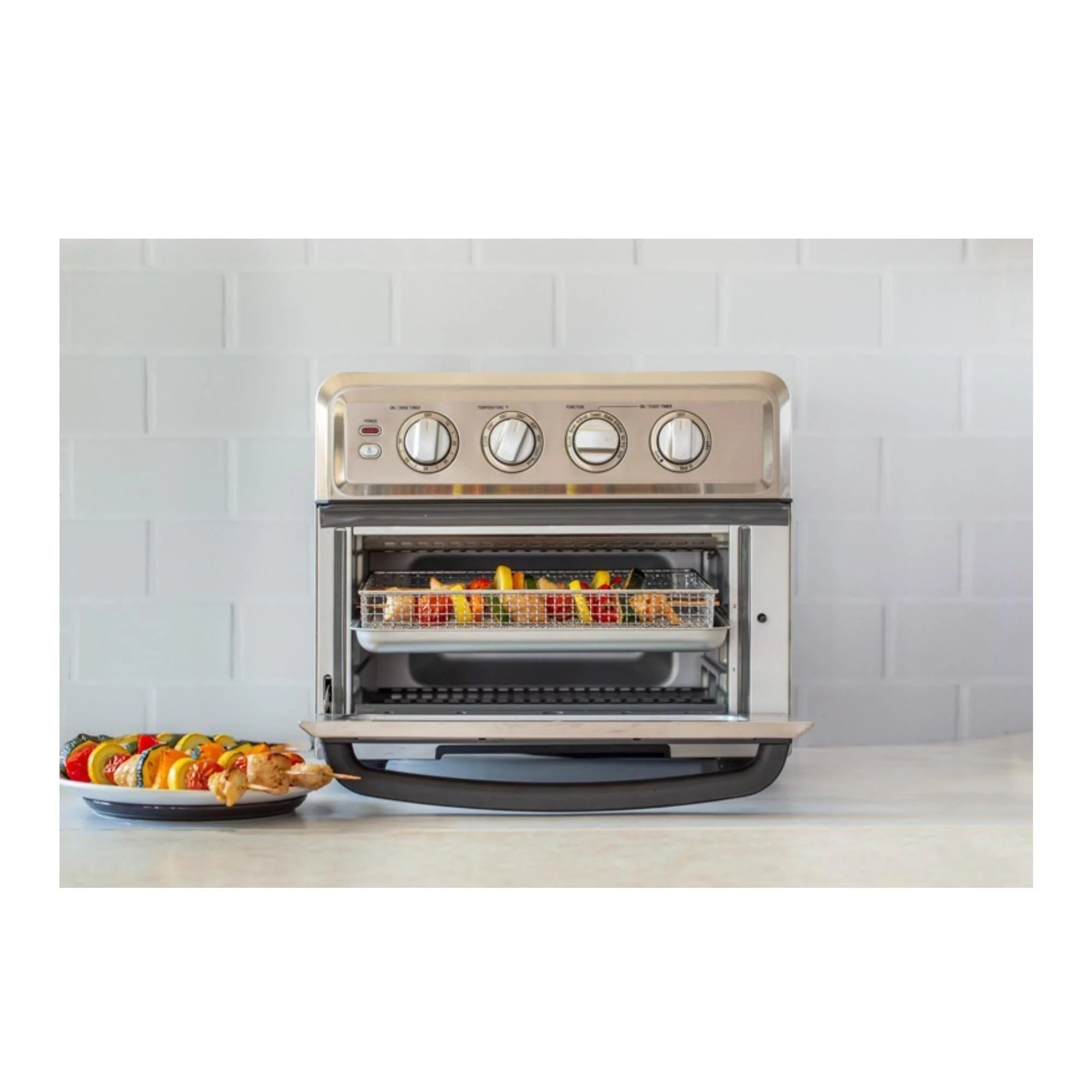 Stainless Steel Airfryer Toaster Oven with Grill Y442235