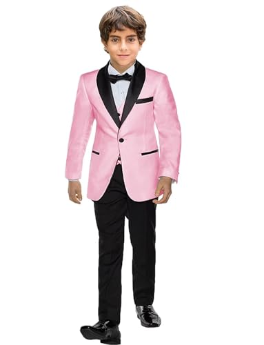 3 Piece Slim Fit Boys Tuxedo Set D875