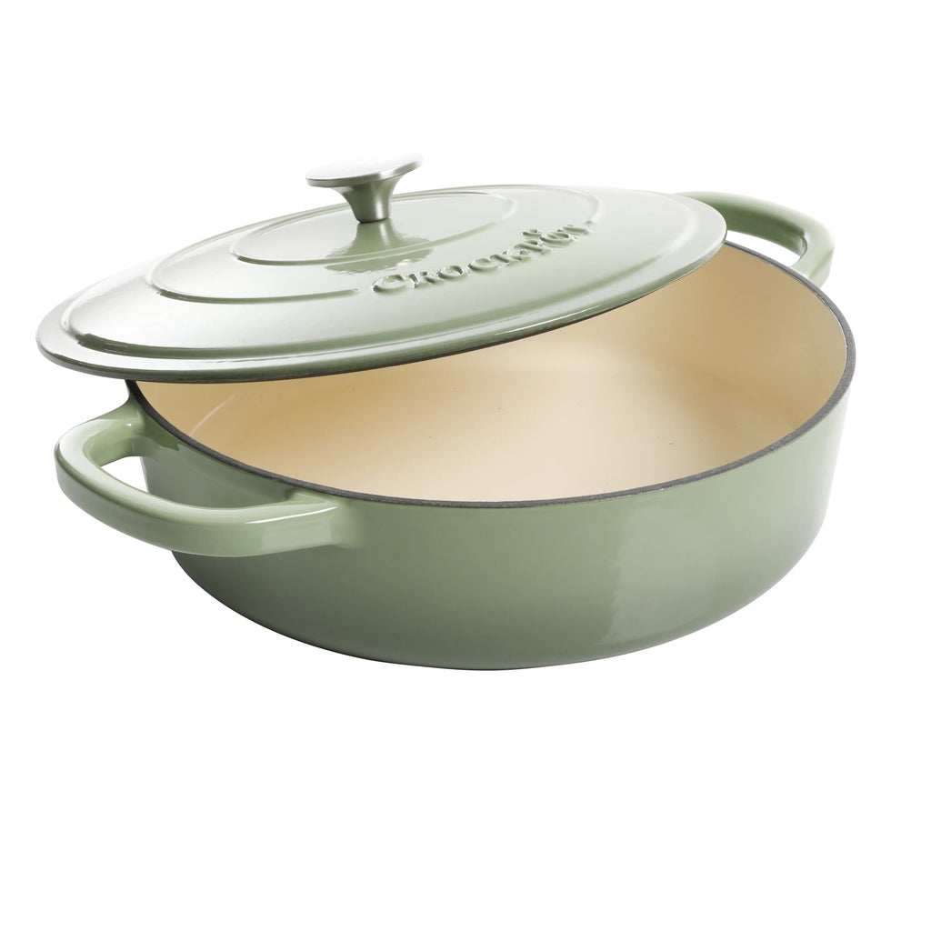 Pistachio Green 5-Quart Braiser E3118