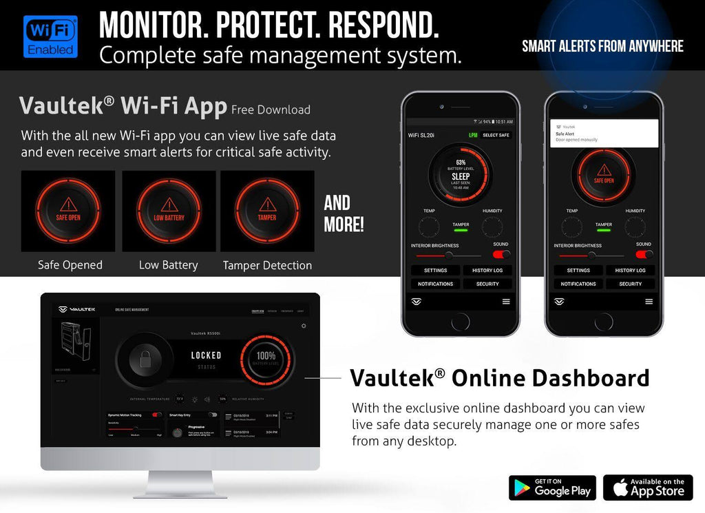Biometric Bluetooth Slider Safe N2437
