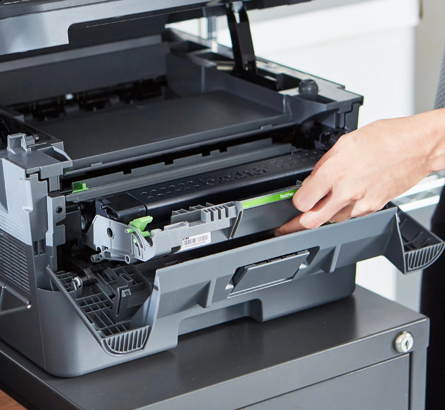 Monochrome Laser All-in-One Printer with Duplex Printing and Wireless Connectivity B108