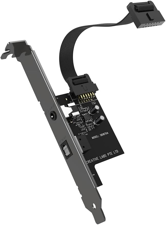 PCIe 5.1 Sound Card with Headphone Amp X7591