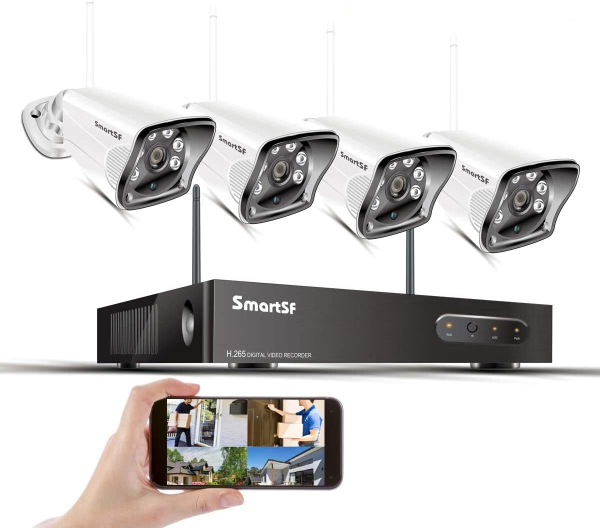 Wireless Security Camera System with 1080P Full HD CCTV NVR Surveillance Camera System G1827