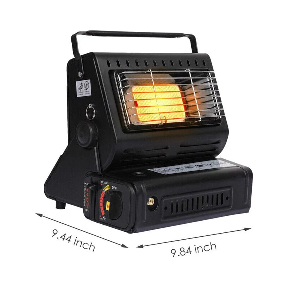 Black Portable Butane Heater S50428