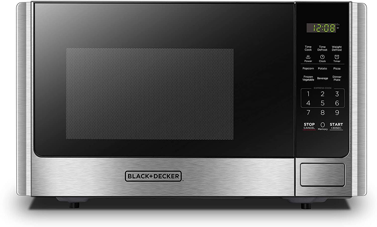 Stainless Steel Digital Microwave Oven 0.9 CU.FT D11305