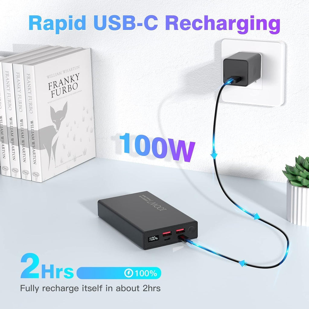 100W 20000mAh USB C Portable Laptop Charger O5230