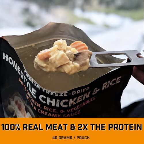 Freeze Dried Chicken and Rice Backpacking Food P8676