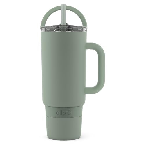 40oz Vacuum Insulated Stainless Steel Tumbler with Straw U159