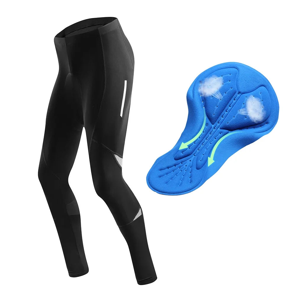Reflective Gel Padded Cycling Tights N16443