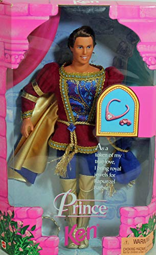 12 Inch Doll with Costume, Crown, Jewel Bag, Plastic Necklace and Bracelet D90878