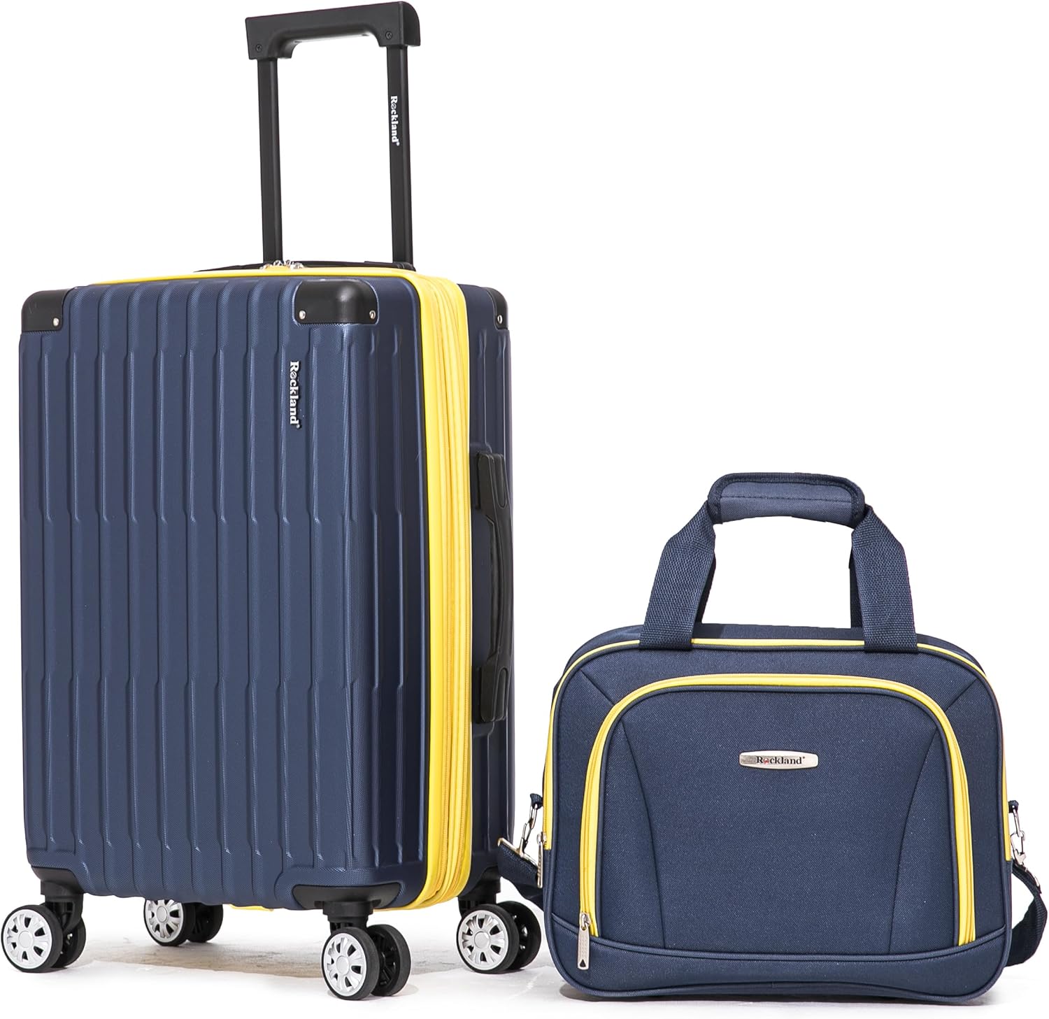 Navy Hardside Spinner Carry On Luggage Set K492