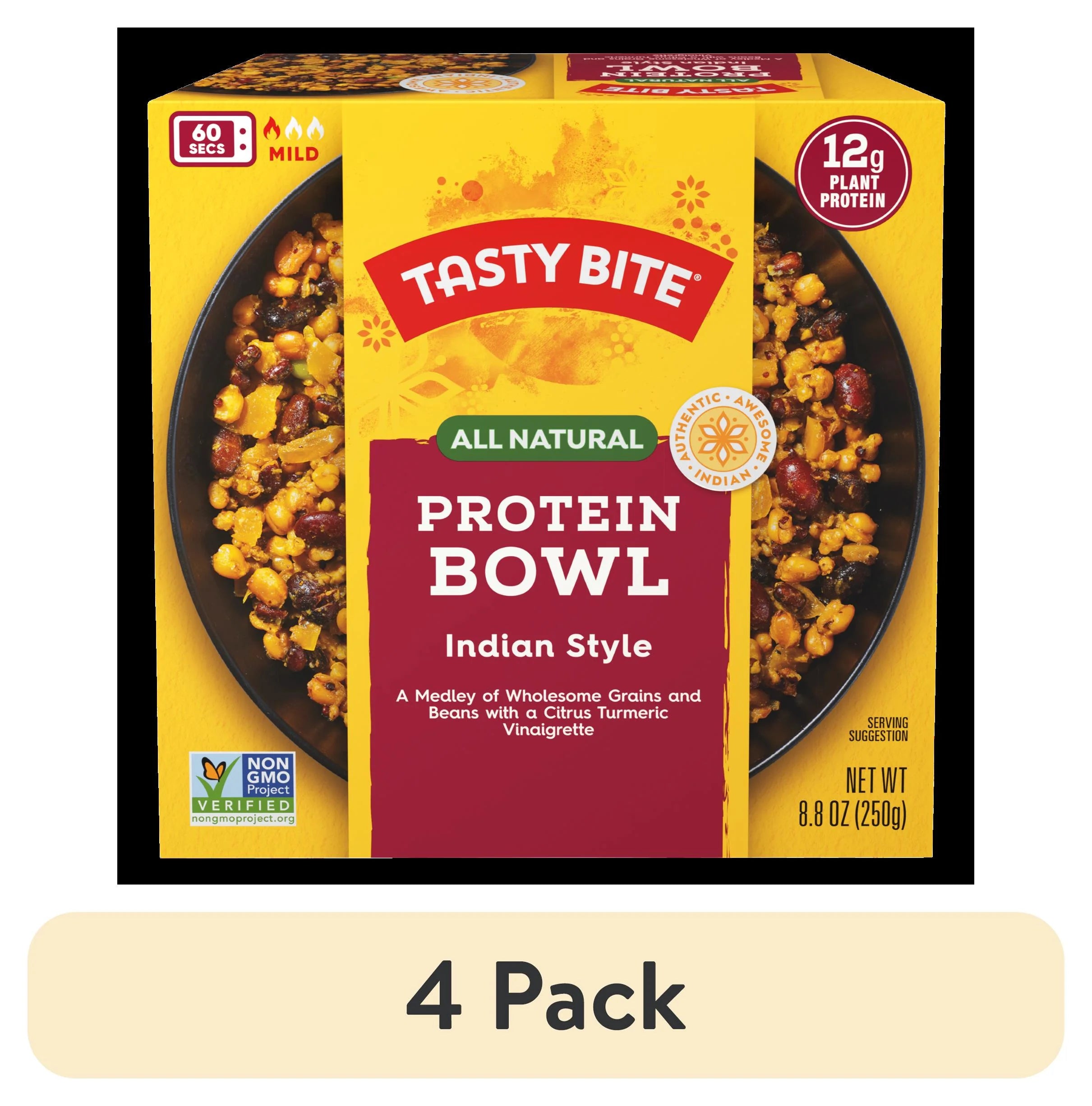 (4 pack) 8.8 oz Plant Based Protein Bowl Y28070