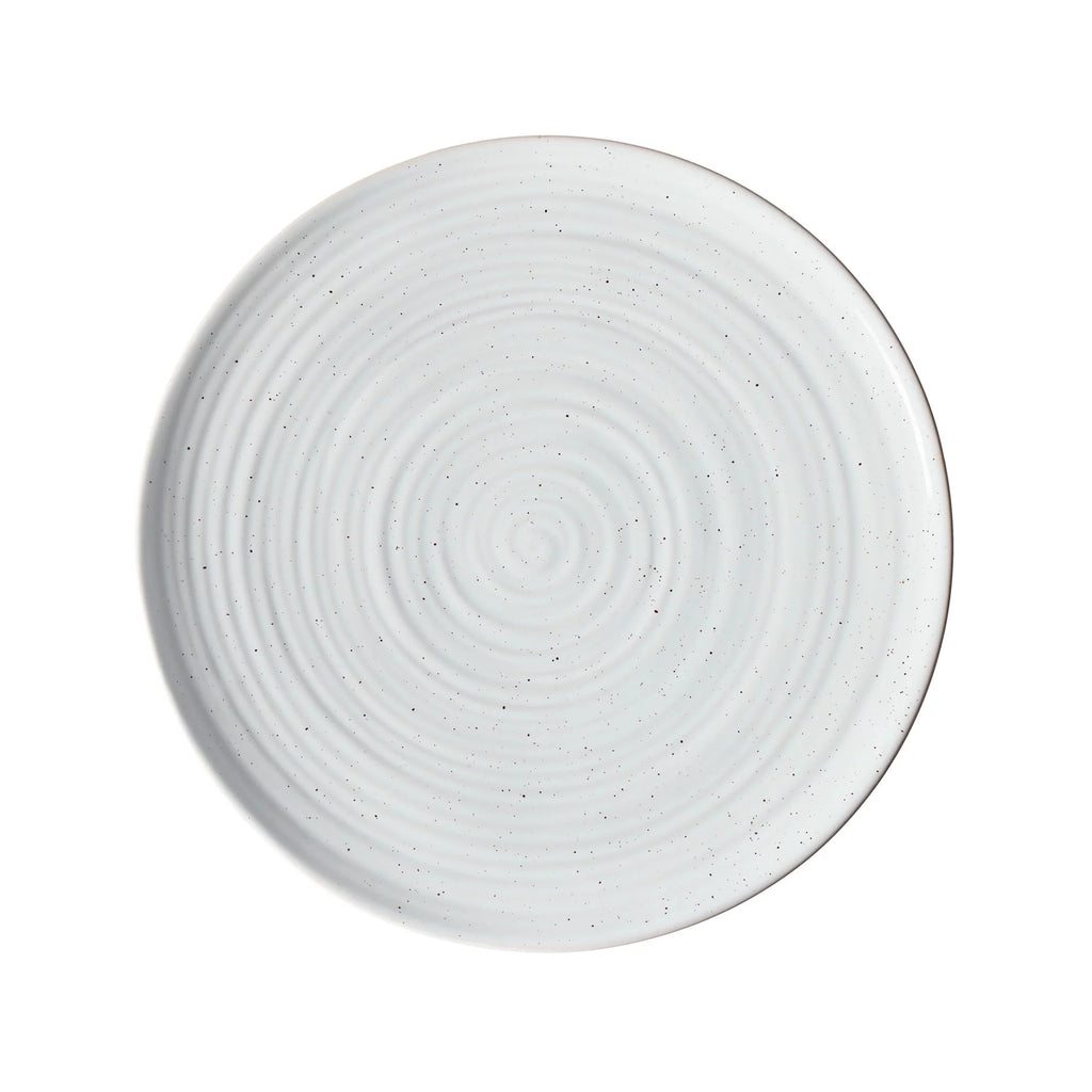 White Round Stoneware 16-Piece Dinnerware Set X19917