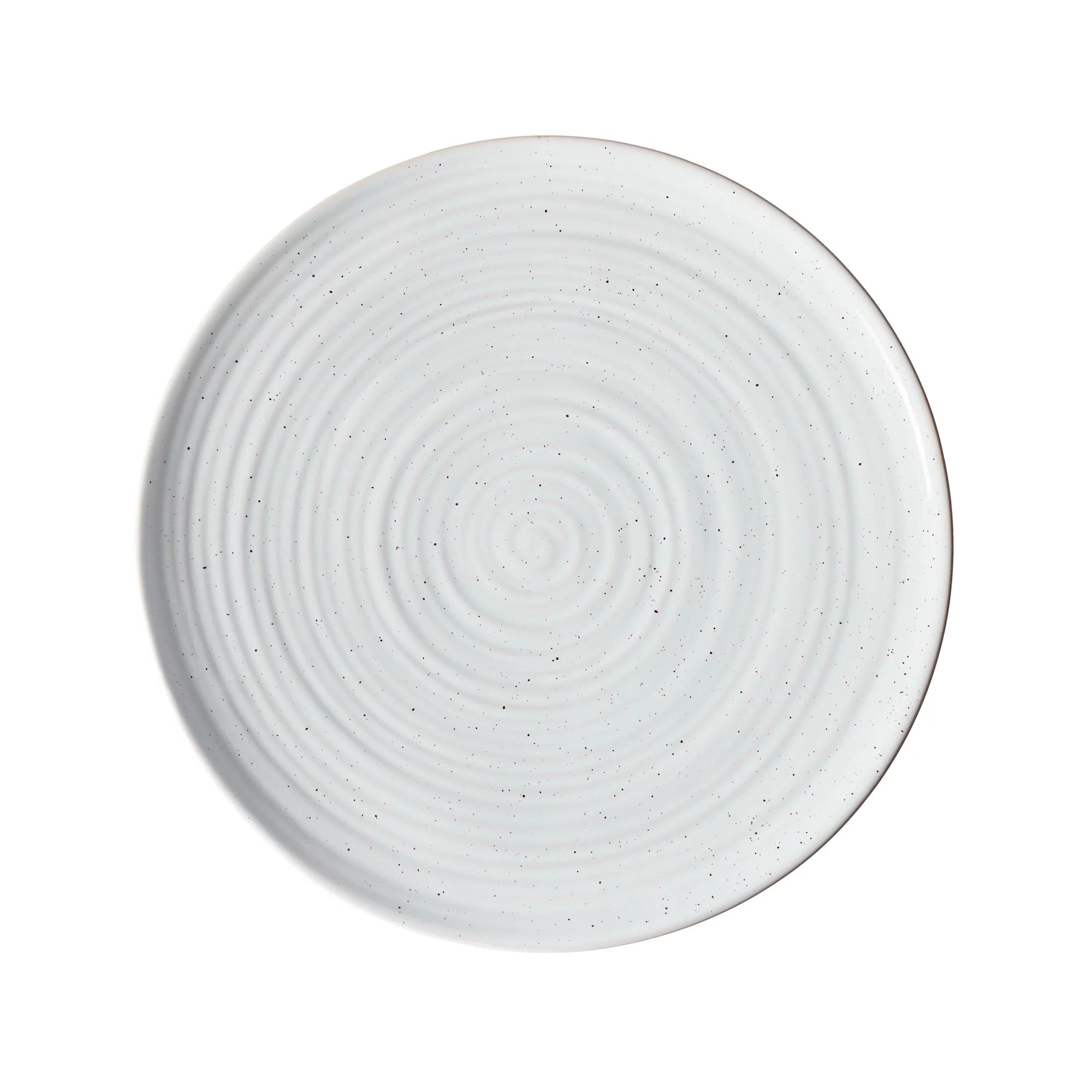 White Round Stoneware 16-Piece Dinnerware Set X19917