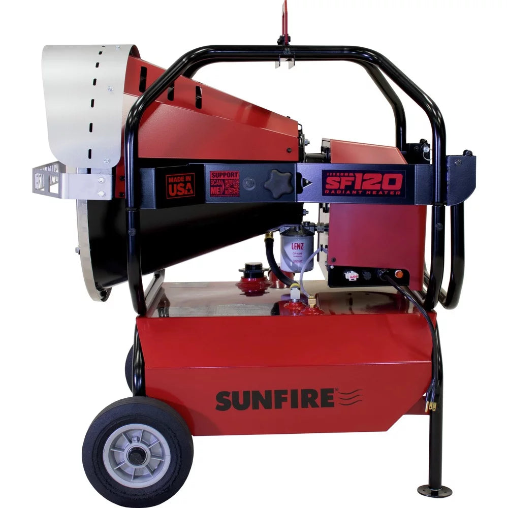 120,000 BTU Diesel/Kerosene Radiant Heater H574774
