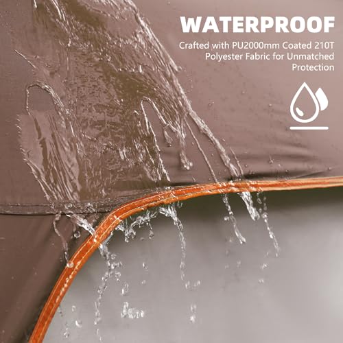 6 Person Waterproof Windproof Pop-Up Tent with Carry Bag A963340