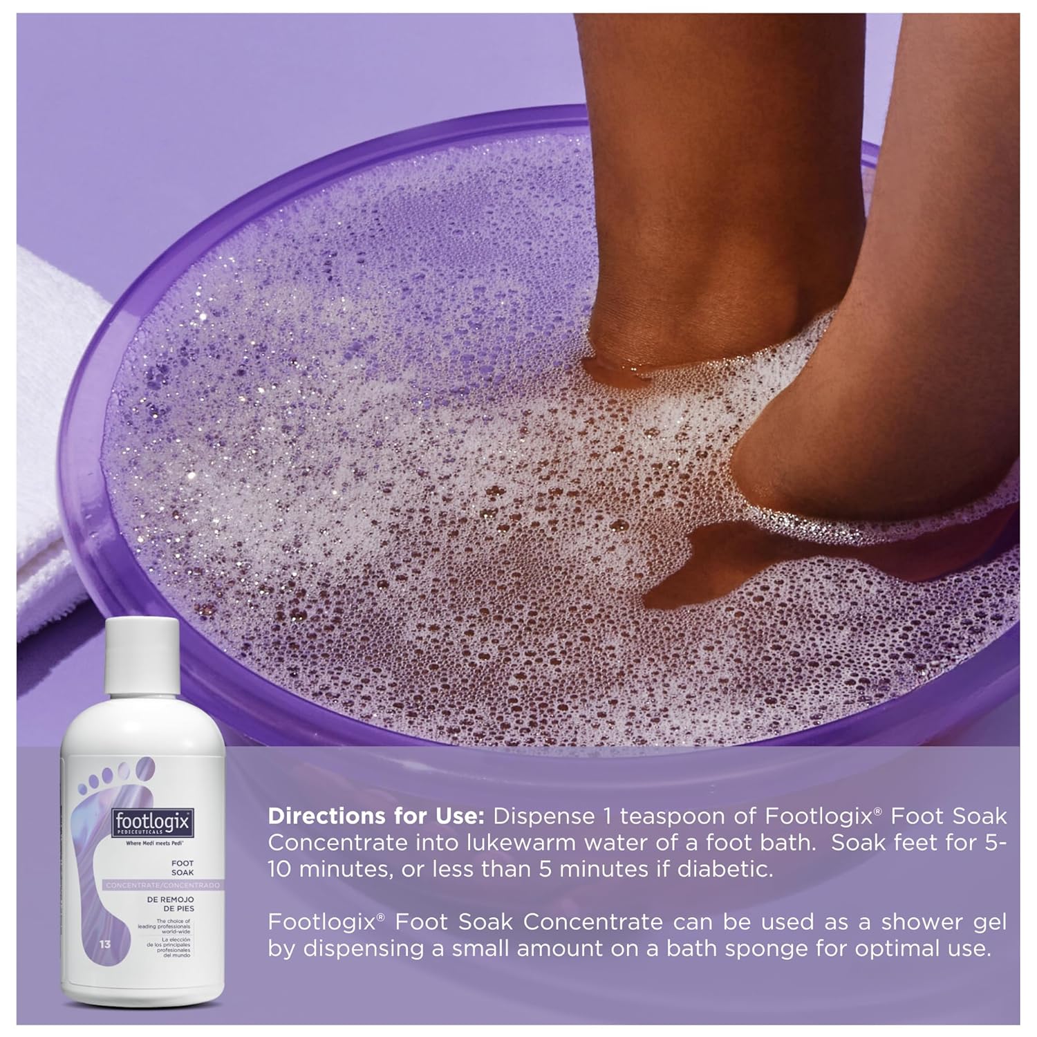 8.45 Fl oz Foot Soak Concentrate N2352